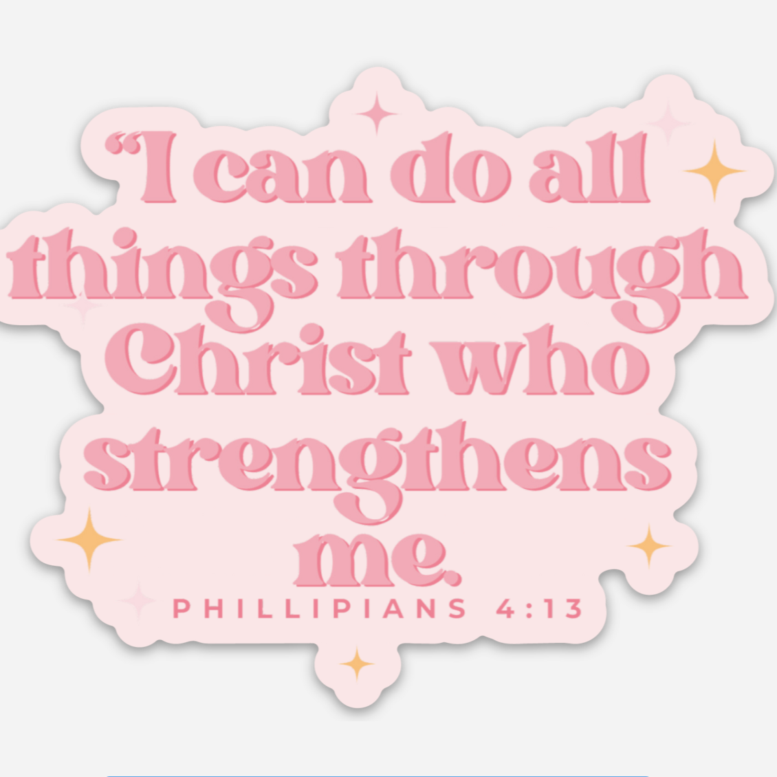 My Identity Comes From What He Says About Me {Mirror Decal Stickers}