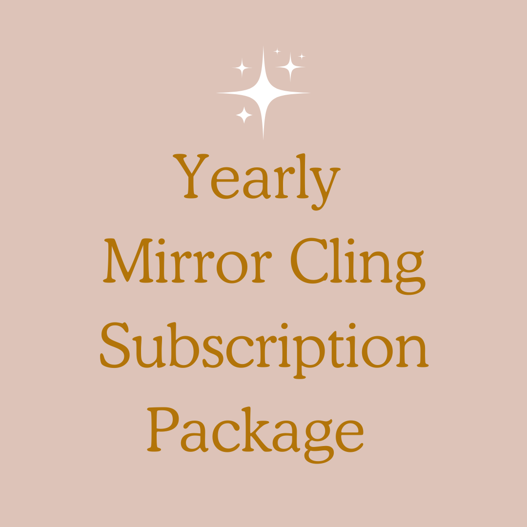 Yearly Mirror Cling Subscription- 4 new scriptures a month