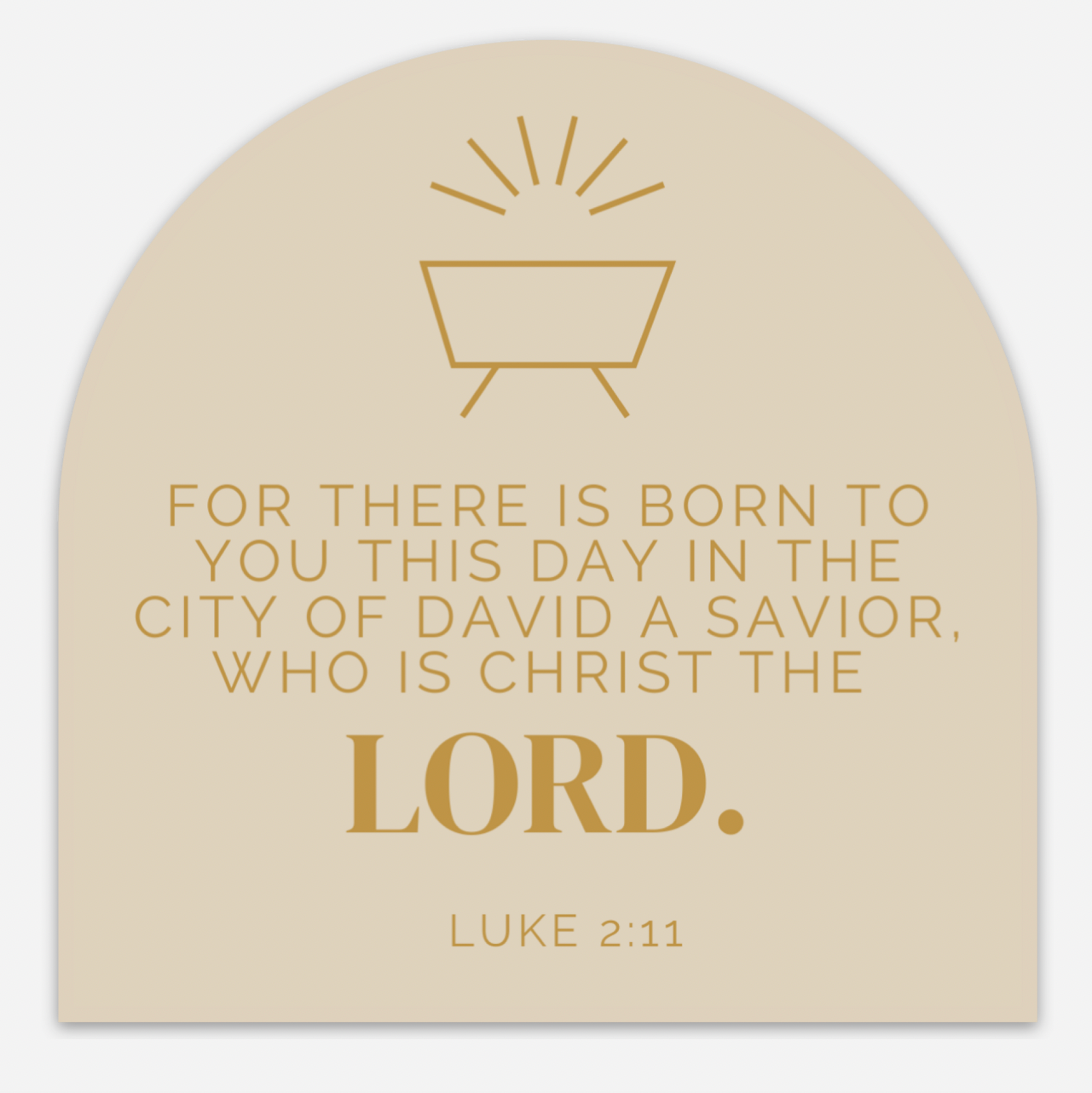 Christmas Scripture Mirror Clings