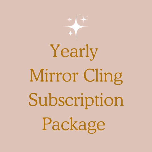 Yearly Mirror Cling Subscription- 4 new scriptures a month